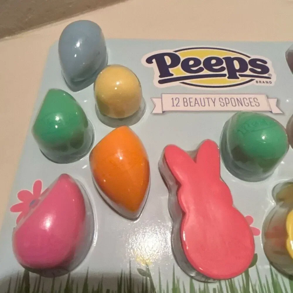 Peeps Beauty Blending Makeup Sponges 12 PC Giftable Pastel Spring Cosmetic NEW